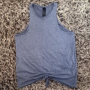Yogalicious Heather Blue Crewneck Tank
